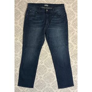 ASH & ERIE Men's Dark Wash Straight Leg Denim Jeans Size 31x28 (fits 30x27)